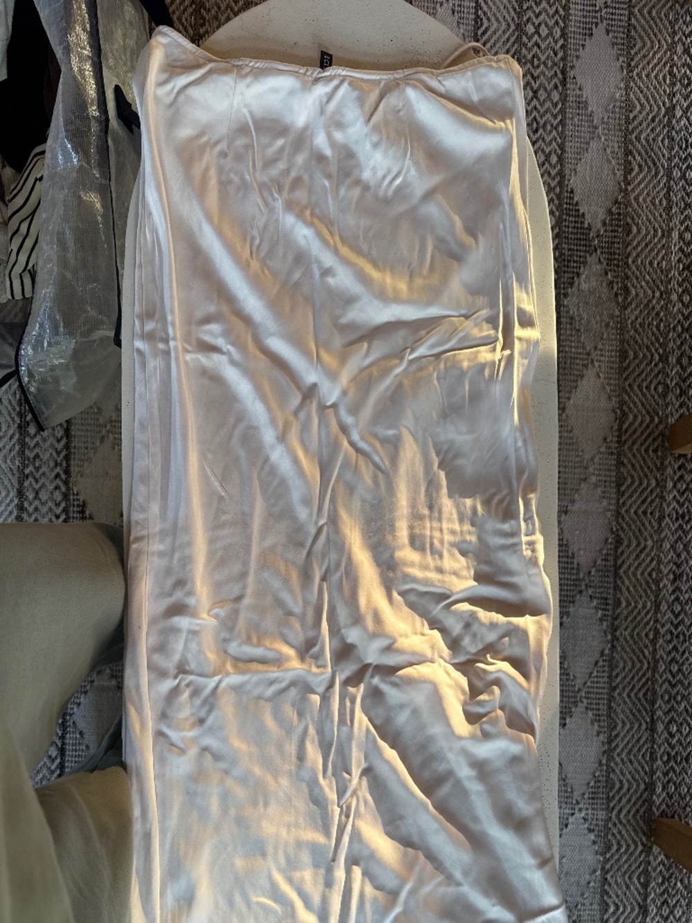 H&M satin skirt